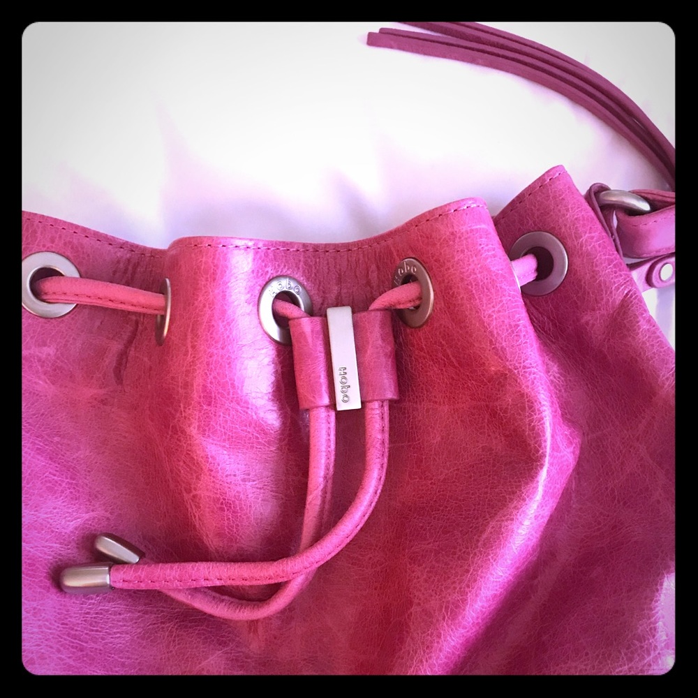 HOBO Pink Bucket Bag